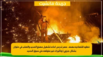 خطوة اقتصادية مهمة.. مصر تدرس إعادة تشغيل مصنع الحديد والصلب في حلوان بشكل جزئي وتأثيرات غير متوقعة على سوق الحديد 1